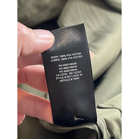 Babaton Olive Green Long Jacket - Picture 16 of 16